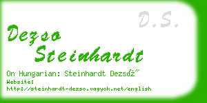 dezso steinhardt business card